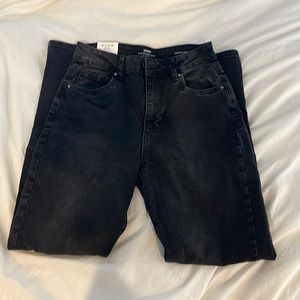 brand new cotton on washed black mom jeans